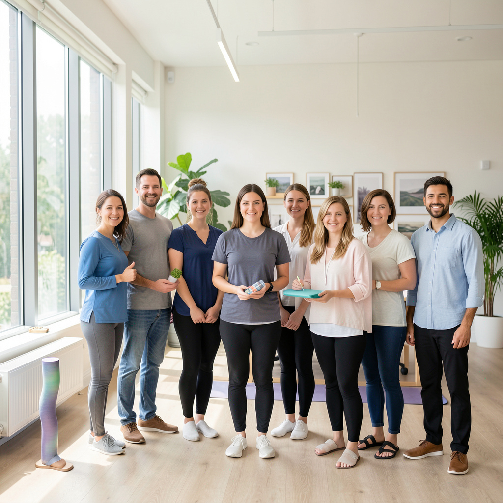 Echipa de wellness pentru articulații